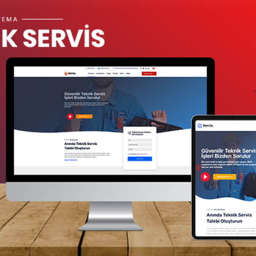 Teknik Servis Kurumsal Teması #3