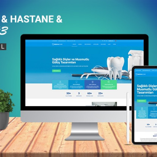 Medikal & Klinik & Hastane Kurumsal Tema #3