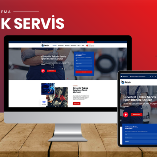 Teknik Servis Kurumsal Teması #1