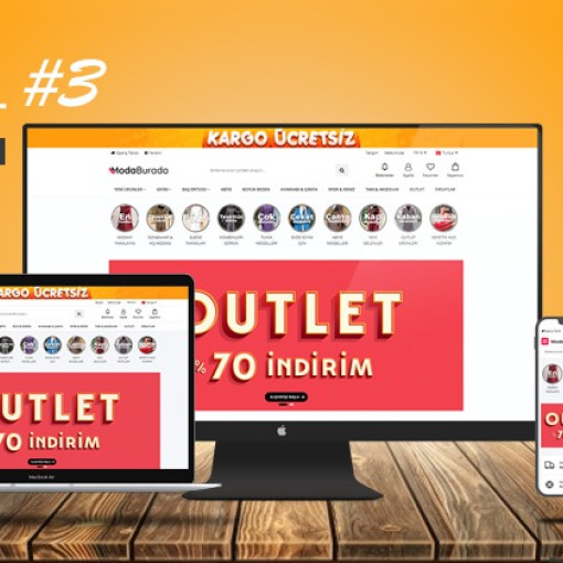 Giyim & Moda E-Ticaret Konsepti #3
