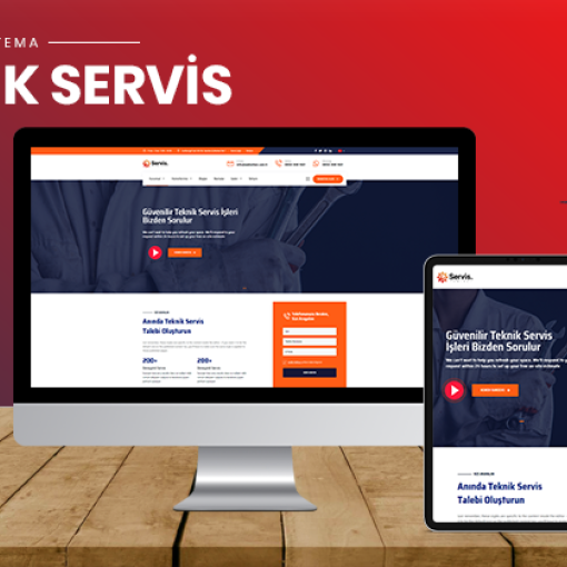 Teknik Servis Kurumsal Teması #5