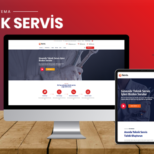 Teknik Servis Kurumsal Teması #4