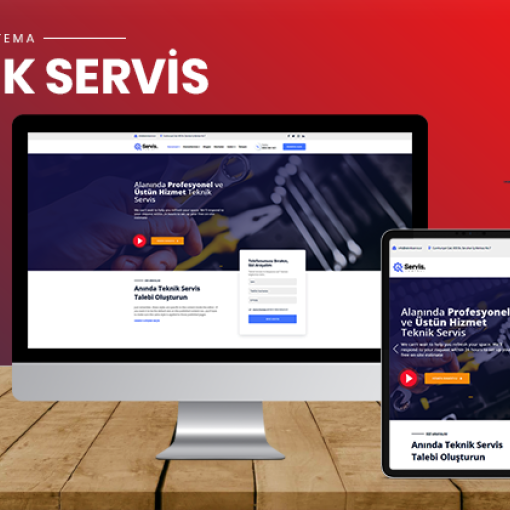 Teknik Servis Kurumsal Teması #2