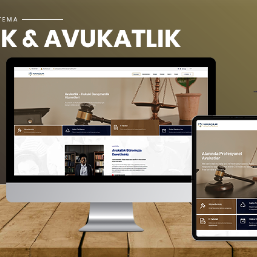 Hukuk & Avukatlık Bürosu Teması #1
